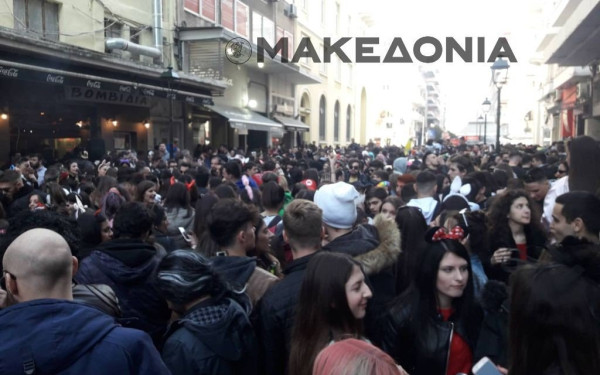 Κλειστή η Βασιλέως Ηρακλείου λόγω Τσικνοπέμπτης! (Βίντεο- Φωτ.)