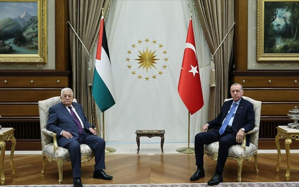 Συνάντηση Ερντογάν-Αμπάς στην Άγκυρα: «Απαράδεκτο ορισμένες δυτικές χώρες να συνεχίζουν να βοηθούν το Ισραήλ»