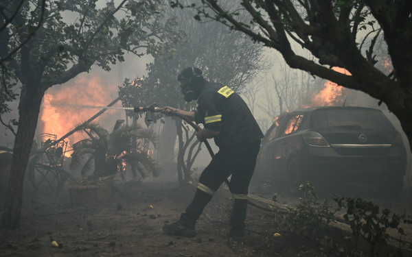Ηλεία: Υπό έλεγχο η πυρκαγιά στο Καβούρι