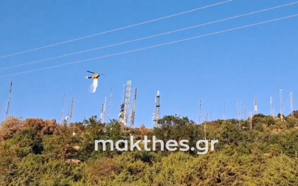 Θεσσαλονίκη - Χορτιάτης: Το drone του δήμου «είδε» τη φωτιά στο πάρκο των κεραιών - Τέθηκε υπό έλεγχο (δείτε βίντεο)
