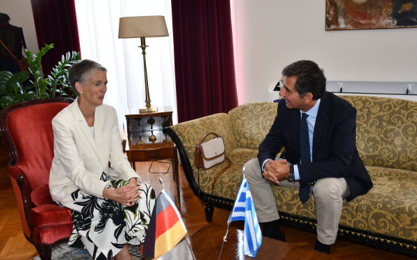 Θεσσαλονίκη: Συνάντηση Γκιουλέκα με την Γενική Πρόξενο της Γερμανίας Μόνικα Φρανκ