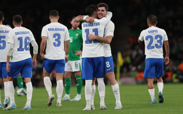 Nations League: «Τρένο» η Εθνική, 2-0 την Ιρλανδία στο Δουβλίνο (βίντεο)