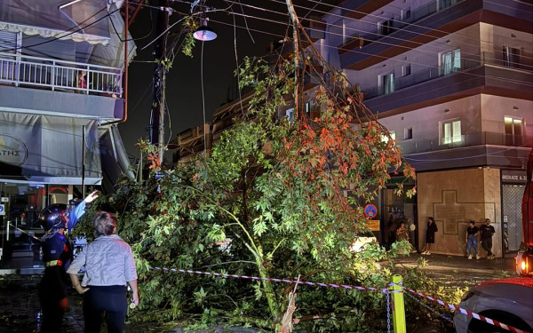 Δήμος Πέλλας: Η σφοδρή καταιγίδα δημιούργησε προβλήματα στα Γιαννιτσά (φωτ.)