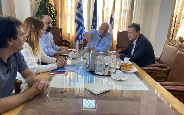 Συνάντηση Σκυλακάκη-Μπέου στον Βόλο: «Δεν είμαστε εμείς υπεύθυνοι για τη διαχείριση των υδάτων στην Κάρλα» είπε ο υπουργός