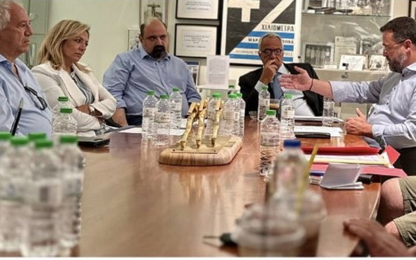 Συνάντηση Βορίδη με πυρόπληκτους αγρότες