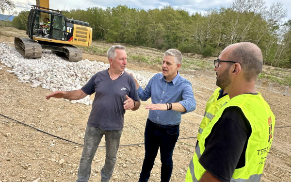 Έργα αντιπλημμυρικής θωράκισης στο ρέμα της Ν. Απολλωνίας από την Αντιπεριφέρεια Θεσσαλονίκης