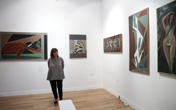 Εντυπωσιασμένη από το Μουσείο Μοντέρνας Τέχνης Φλώρινας η ΠτΔ Κατερίνα Σακελλαρόπουλου