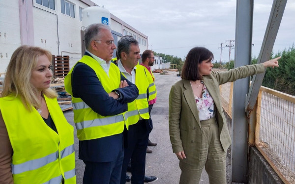 Σέρρες: Στο βιομηχανικό πάρκο ο Τ. Θεοδωρικάκος