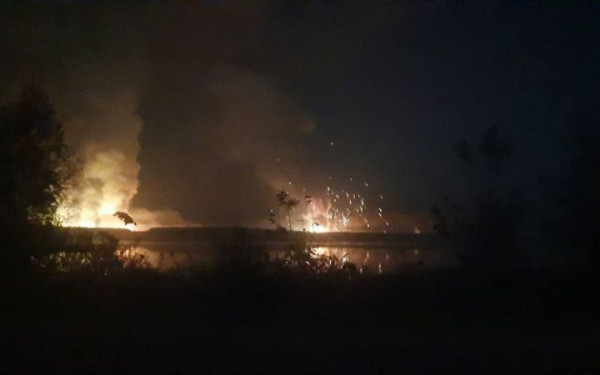 Ρωσία: Εκκενώθηκε χωριό στην περιφέρεια Αντιγκέγια εξαιτίας πυρκαγιάς έπειτα από επίθεση drone