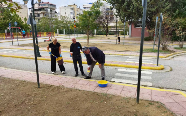 Εύοσμος: Δράση καλλωπισμού του Πάρκου Κυκλοφοριακής Αγωγής (φωτ.)