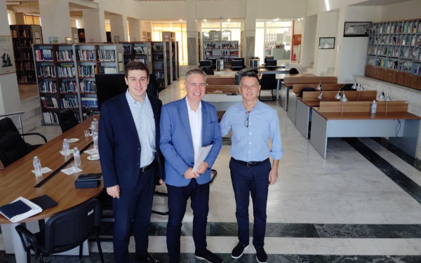 Μπαράζ επισκέψεων του Μ. Μπεκίρη σε ΔΙΠΑΕ, ΒΙΠΕ Σίνδου και Μονή Βλατάδων