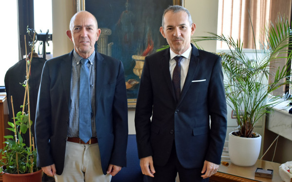 Θεσσαλονίκη: Επίσκεψη του Γάλλου Γενικού Προξένου στην Πρυτανεία του Πανεπιστημίου Μακεδονίας