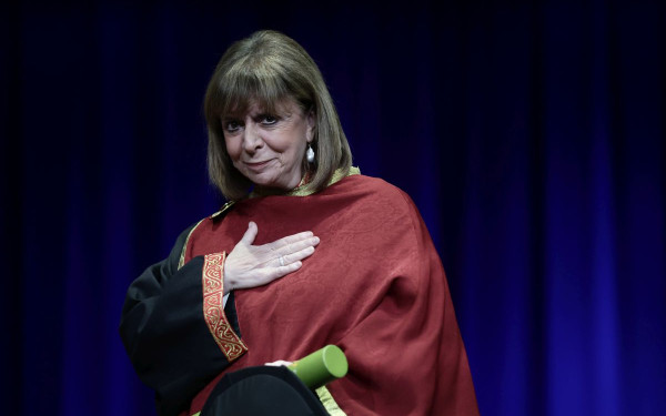 Επίτιμη διδάκτορας στο Πανεπιστήμιο Κύπρου η Κ. Σακελλαροπούλου