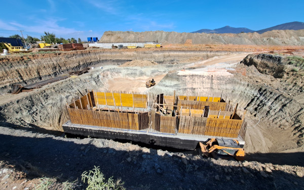 Δήμος Θέρμης: Με γοργούς ρυθμούς προχωρά η κατασκευή της Εγκατάστασης Επεξεργασίας Λυμάτων