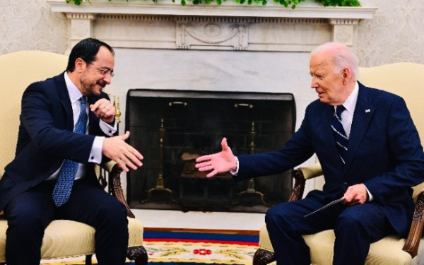 ΗΠΑ-Κύπρος: Ο Μπάιντεν εξέφρασε στον Χριστοδουλίδη τη στήριξη της Ουάσινγκτον στο Κυπριακό
