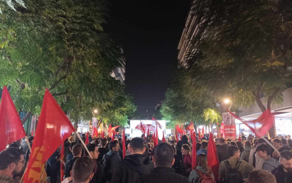 Θεσσαλονίκη: Μεγάλη εκδήλωση του ΚΚΕ για τα 80 χρόνια από την απελευθέρωση της πόλης (φωτ.)