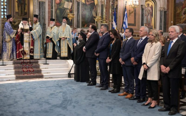 Η Εθνική Επέτειος της 28ης Οκτωβρίου τιμήθηκε με Δοξολογία στον Καθεδρικό Ναό Αθηνών