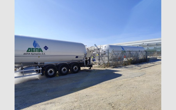 Σέρρες: Τέθηκε σε λειτουργία ο πρώτος σταθμός αεριοποίησης υγροποιημένου φυσικού αερίου εκτός δικτύου αγωγών
