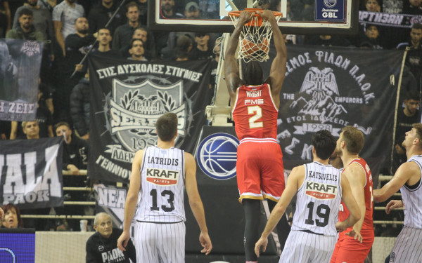 Μπάσκετ: Βαριά ήττα του ΠΑΟΚ από τον Ολυμπιακό στην Πυλαία (βίντεο)