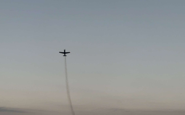 Εντυπωσιακή πτήση από τον «Δαίδαλο» ξύπνησε τους Θεσσαλονικείς (βίντεο, φωτ.)