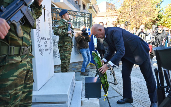 Στη Φλώρινα για τα 112 χρόνια από την απελευθέρωση της πόλης ο Ν. Δένδιας
