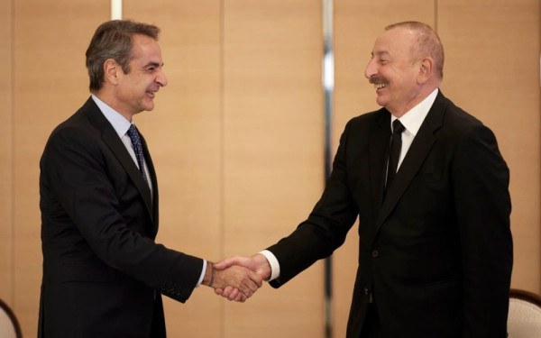 Συνάντηση του πρωθυπουργού Κ. Μητσοτάκη με τον Πρόεδρο του Αζερμπαϊτζάν, στο περιθώριο της COP29