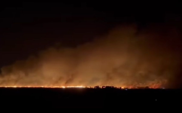 Φωτιά στην Αχαΐα απειλεί το προστατευόμενο δάσος της Στροφυλιάς - Δείτε βίντεο