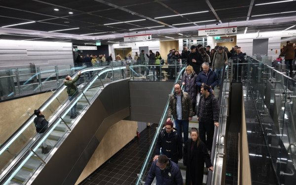 Μετρό Θεσσαλονίκης: Ελεύθερη η διέλευση έως και την Κυριακή