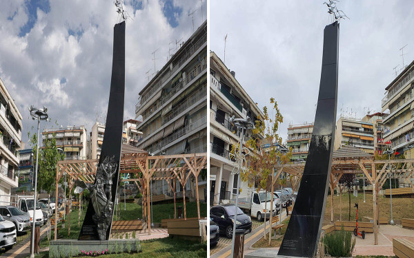 Θεσσαλονίκη: Βανδάλισαν το Μνημείο Ποντιακού και Μικρασιατικού Ελληνισμού στο πάρκο Μνήμης του δήμου Νεάπολης - Συκεών
