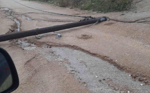 Χαλκιδική: Χωρίς ρεύμα Αρναία και Ιερισσός λόγω της κακοκαιρίας