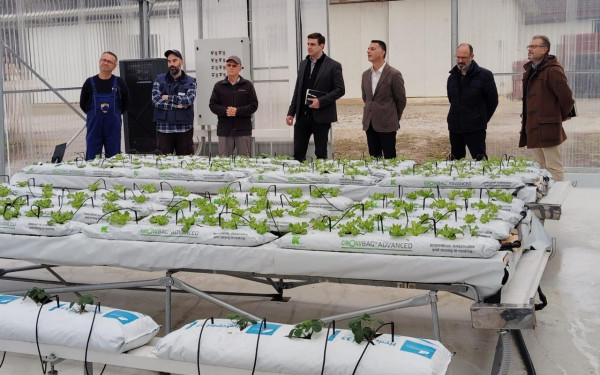 Θεσσαλονίκη: Ο Μιχάλης Μπεκίρης επισκέφθηκε την Κρύπτη του Αγίου Δημητρίου και την Αμερικάνικη Γεωργική Σχολή