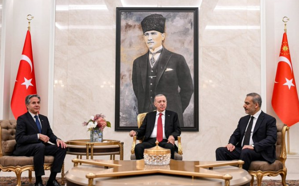 Α. Μπλίνκεν: «Συζητήσαμε για τη Γάζα και για την ευκαιρία εκεχειρίας. Τα σημάδια είναι ενθαρρυντικά»