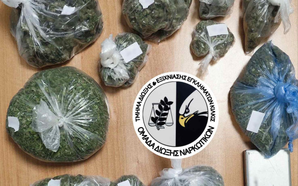 Πέλλα: Συνελήφθη με πάνω από 400 γρ. κάνναβη