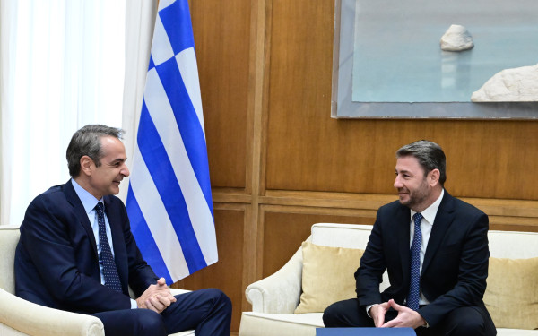 Συνάντηση Μητσοτάκη - Ανδρουλάκη: «Η συναίνεση είναι ένα τανγκό που θέλει δύο» (βιντεο, φωτ.)
