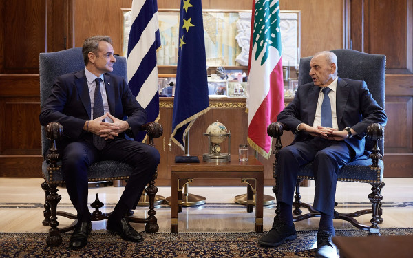 Μητσοτάκης από Βηρυτό: Η επίσκεψή μου δείχνει την ισχυρή δέσμευση της Ελλάδας για τον Λίβανο