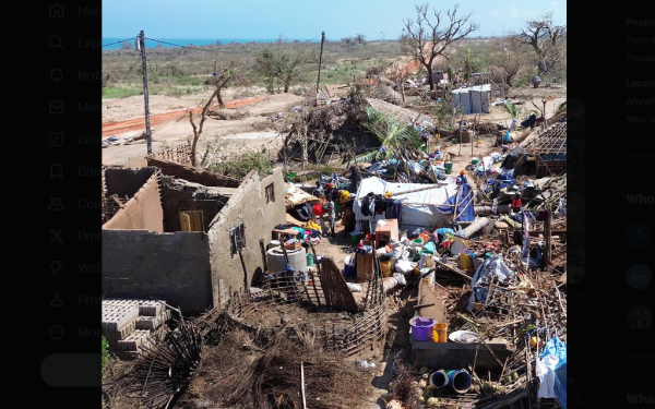 Μοζαμβίκη: Τουλάχιστον 34 νεκροί από το πέρασμα του κυκλώνα Σίντο