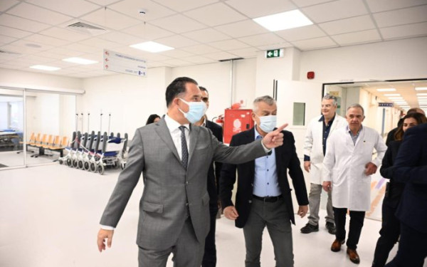 Επίσκεψη Άδωνι Γεωργιάδη στο ΕΚΑΒ και σε εφημερεύοντα νοσοκομεία της Αττικής (φωτ)