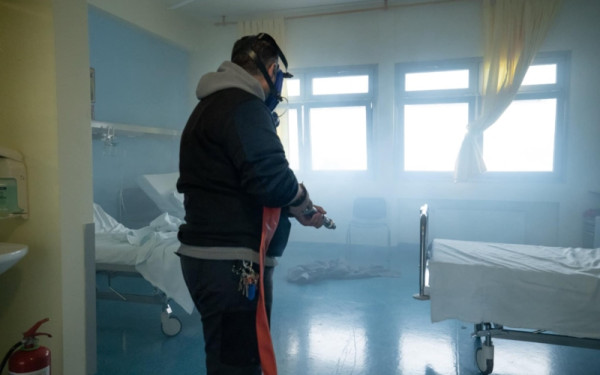 Θεσσαλονίκη: «Συναγερμός» στο νοσοκομείο Παπαγεωργίου - Ασθενής άναψε τσιγάρο κάτω από την κουβέρτα και ξέσπασε φωτιά (φωτ.)