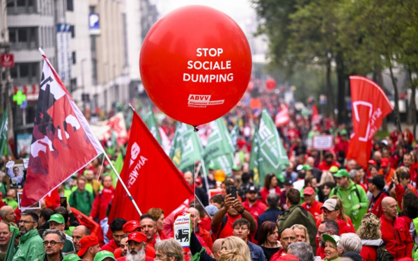 Βέλγιο: Εθνική απεργία προκάλεσε προβλήματα στις εναέριες και σιδηροδρομικές μεταφορές