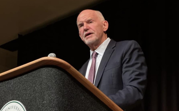 Γιώργος Παπανδρέου: «Ζούμε τη μάχη μεταξύ ολιγαρχικής κυριαρχίας και συμμετοχικής δημοκρατίας»