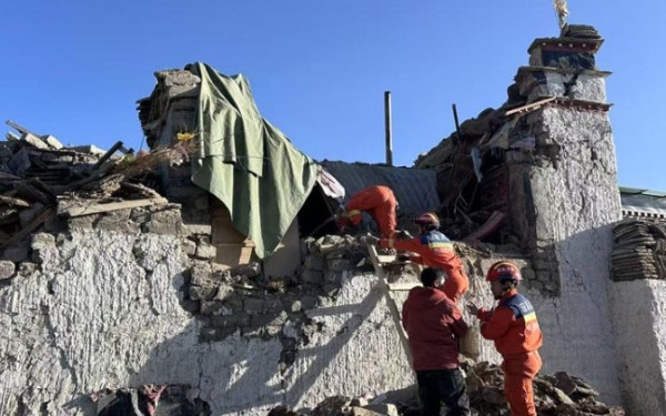 Κίνα: Στους 126 ανήλθε ο αριθμός των νεκρών από τον σεισμό στο Θιβέτ