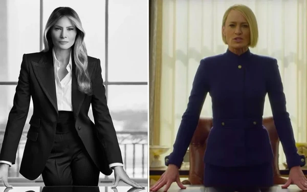 Μελάνια Τραμπ όπως... Κλερ Άντεργουντ από το House of Cards: Οι ομοιότητες τους όπως αναδείχτηκαν στα social media