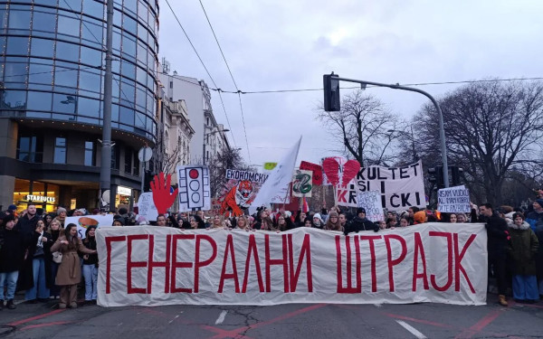 Σερβία: Οι φοιτητές καλούν τον κόσμο σε γενική απεργία κατά της διαφθοράς