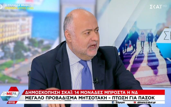 Δ. Τσιόρδας: «Κάτι κάνει καλά η κυβέρνηση και κάτι κάνει λάθος η αντιπολίτευση» (βίντεο)