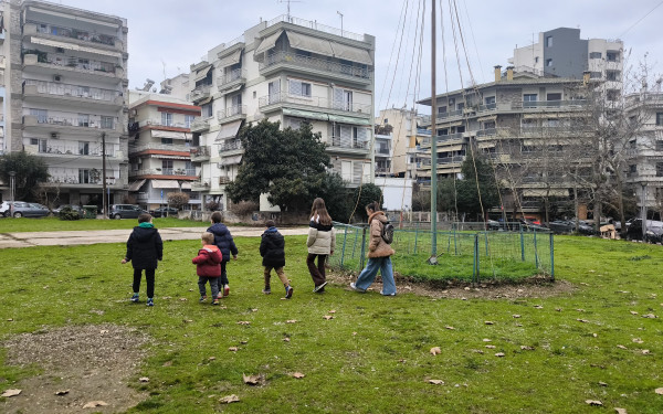 «Να έχει δένδρα, πράσινο και μια βρύση» - Τα παιδιά της Καλαμαριάς σχεδίασαν το πάρκο τους