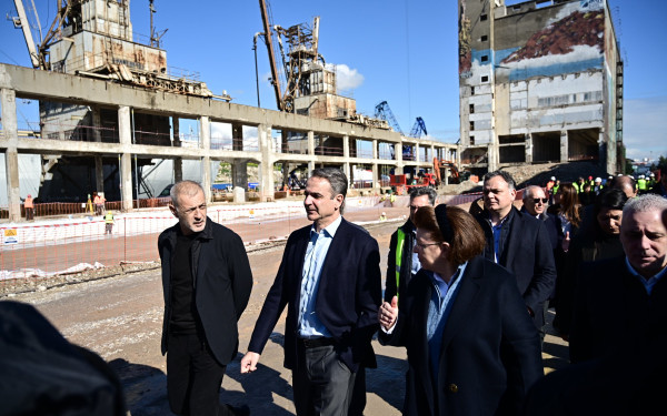 Κ. Μητσοτάκης: Επισκέφθηκε το εργοτάξιο του νέου δικαστικού Μεγάρου Πειραιά