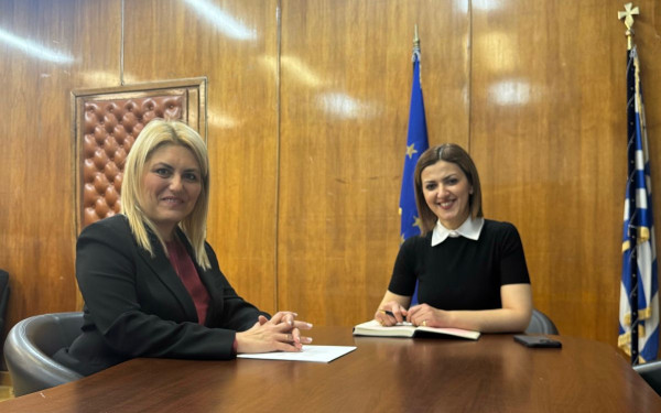 Συναντήσεις εργασίας Δερμεντζοπούλου για δημόσια υγεία, δημογραφικό και κοινωνική ένταξη με Ζαχαράκη και Αγαπηδάκη