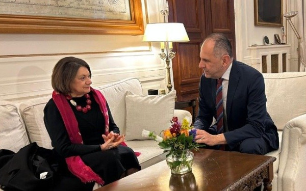 Το Κυπριακό στην ατζέντα της συνάντησης Γεραπετρίτη με τη βοηθό γ.γ. του ΟΗΕ