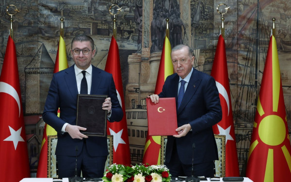 Τουρκία – Βόρεια Μακεδονία: Ερντογάν και Μίτσκοσκι υπέγραψαν τη σύσταση συμβουλίου συνεργασίας