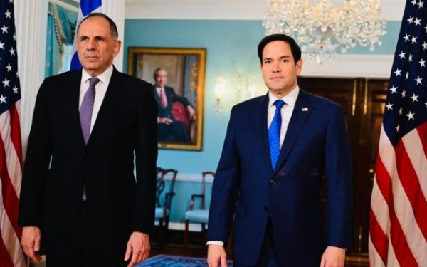 ΗΠΑ: Συνάντηση Γεραπετρίτη - Ρούμπιο - Η ατζέντα της 45λεπτης συζήτησης